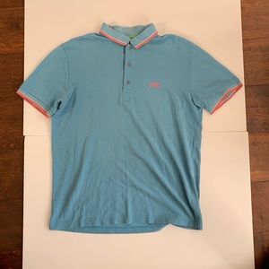 Boss Hugo Boss Light Blue Polo Shirt Mens Large L